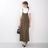 サロペットスカート リネン ツイル ロングスカート ワンピース コットン  | Maria Trinity | 詳細画像20