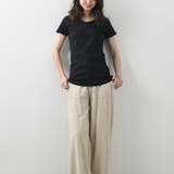 コットンフライス半袖Tシャツ 春 夏 着回し シンプル ベーシック | Maria Trinity | 詳細画像3