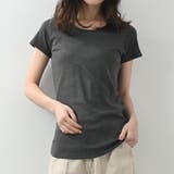 チャコールグレー | コットンフライス半袖Tシャツ 春 夏 着回し シンプル ベーシック | Maria Trinity