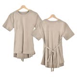 バックフレアーカットソー コットン100 チュニック フェミニン リボン | Maria Trinity | 詳細画像29