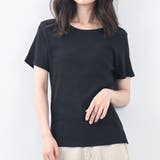 コンパクトコットンリブTee シンプルカジュアル トップス | Maria Trinity | 詳細画像5
