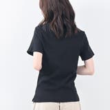 コンパクトコットンリブTee シンプルカジュアル トップス | Maria Trinity | 詳細画像7