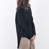 脇タックVネック長袖カットソー コットン オールシーズン | Felt Maglietta | 詳細画像5