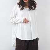 脇タックVネック長袖カットソー コットン オールシーズン | Felt Maglietta | 詳細画像6