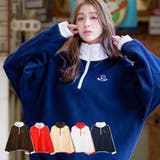 裏起毛ハーフジッププルオーバー トレーナー ビッグシルエット | Felt Maglietta | 詳細画像1