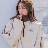 裏起毛ハーフジッププルオーバー トレーナー ビッグシルエット | Felt Maglietta | 詳細画像10