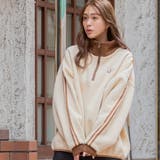 裏起毛ハーフジッププルオーバー トレーナー ビッグシルエット | Felt Maglietta | 詳細画像11
