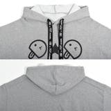 フロントベーマークロゴ紐フードパーカー ビッグシルエット プルオーバー | Felt Maglietta | 詳細画像13