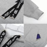 フロントベーマークロゴ紐フードパーカー ビッグシルエット プルオーバー | Felt Maglietta | 詳細画像14