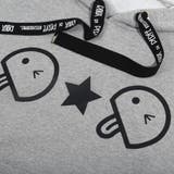 フロントベーマークロゴ紐フードパーカー ビッグシルエット プルオーバー | Felt Maglietta | 詳細画像15