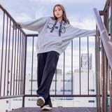 フロントベーマークロゴ紐フードパーカー ビッグシルエット プルオーバー | Felt Maglietta | 詳細画像5