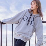 フロントベーマークロゴ紐フードパーカー ビッグシルエット プルオーバー | Felt Maglietta | 詳細画像6