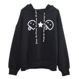 フロントベーマークロゴ紐フードパーカー ビッグシルエット プルオーバー | Felt Maglietta | 詳細画像11