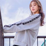 袖ロゴライントレーナー ビッグシルエット スウェット | Felt Maglietta | 詳細画像5