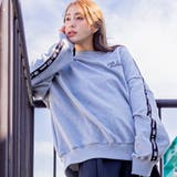 袖ロゴライントレーナー ビッグシルエット スウェット | Felt Maglietta | 詳細画像6