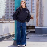 袖ロゴライントレーナー ビッグシルエット スウェット | Felt Maglietta | 詳細画像9