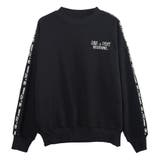 袖ロゴライントレーナー ビッグシルエット スウェット | Felt Maglietta | 詳細画像12