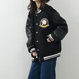 ベーマークワッペンスタジャン ウール×フェイクレザー スタジアムジャケット | Felt Maglietta | 詳細画像16