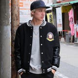 ベーマークワッペンスタジャン ウール×フェイクレザー スタジアムジャケット | Felt Maglietta | 詳細画像2