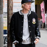 ベーマークワッペンスタジャン ウール×フェイクレザー スタジアムジャケット | Felt Maglietta | 詳細画像5