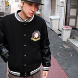 ベーマークワッペンスタジャン ウール×フェイクレザー スタジアムジャケット | Felt Maglietta | 詳細画像12