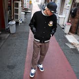 ベーマークワッペンスタジャン ウール×フェイクレザー スタジアムジャケット | Felt Maglietta | 詳細画像13