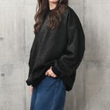 ブラック | エンボスロゴトレーナー 立体的 防寒 | Felt Maglietta