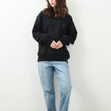 立体ロゴ刺繍トレーナー ビッグシルエット トレーナー | Felt Maglietta | 詳細画像10