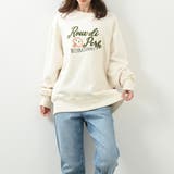 チェーン刺繍入り裏起毛トレーナー ビッグシルエット トレーナー | Felt Maglietta | 詳細画像9