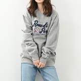 チェーン刺繍入り裏起毛トレーナー ビッグシルエット トレーナー | Felt Maglietta | 詳細画像15