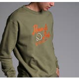 チェーン刺繍入り裏起毛トレーナー ビッグシルエット トレーナー | Felt Maglietta | 詳細画像8