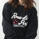 チェーン刺繍入り裏起毛トレーナー ビッグシルエット トレーナー | Felt Maglietta | 詳細画像18