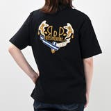 ブラック | ゴールド刺繍Tシャツ バックロゴ 夏服 | Felt Maglietta