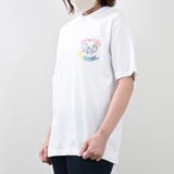 レインボー刺繍Tシャツ バックロゴ 夏服 | Felt Maglietta | 詳細画像3