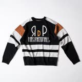 カラーブロック復刻デザインニット セーター RDPロゴ | Felt Maglietta | 詳細画像14 