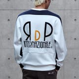 ホワイト×ネイビー | [ROUXDI PERFE ルゥディパフィー]RDP刺繍切替ダンボールニットトレ… | Felt Maglietta