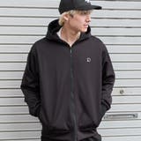 ブラック | [ROUXDI PERFE ルゥディパフィー]裏フリース3LAYERロゴ刺繍パー… | Felt Maglietta