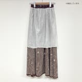 モダン花柄マキシスカート さらっと落ち感 フレア | Felt Maglietta | 詳細画像11