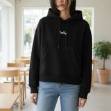 プルオーバーフーディ ショート丈パーカー レディース | FILA | 詳細画像3 