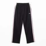 BK0 | LOGO TAPED JERSEY PANTS | FILA