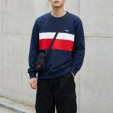 切替クルーネックトレーナー カジュアルウェア レディース | FILA | 詳細画像1 