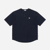 NAVY | S/S NO-COLLAR SHIRT | FILA