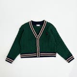GREEN | KNIT CARDIGAN | FILA