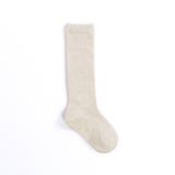 杢ベージュ | 単品 ハイソックス 無地 | Filloie