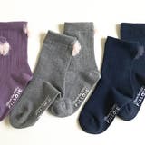 マルチ | 3足組 靴下 クルー丈 | Filloie