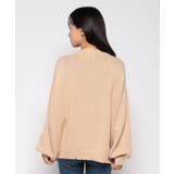 【Samansa Mos2】ケーブルカーディガン | FINE | 詳細画像3