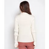 ワイドリブサムホールボトルネックプルオーバー | FINE  | 詳細画像4