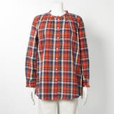 レッド系 | インド綿ラフ染めチュニックシャツ | FINE