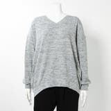 グレー | 【FINE】【graffi】Vネックニットトップス | FINE