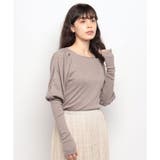 BEIGE | 【FINE】ショルダースリットプルオーバー | FINE 